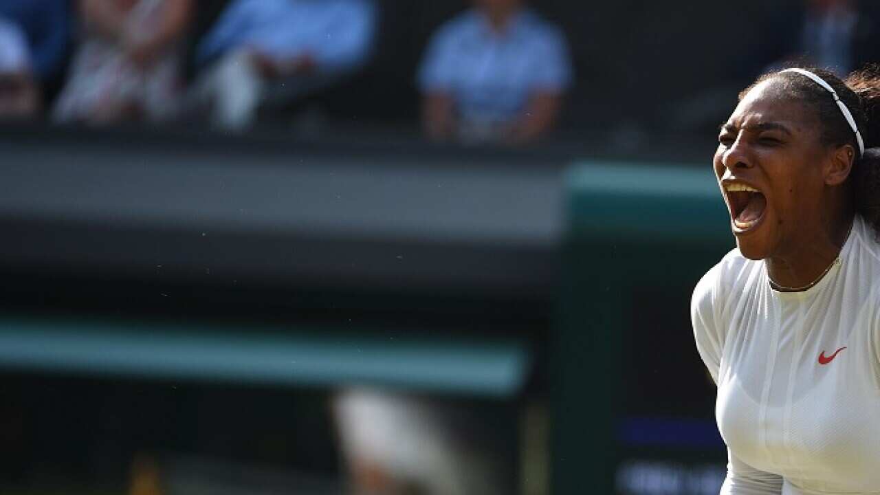 Serena Williams during the final.