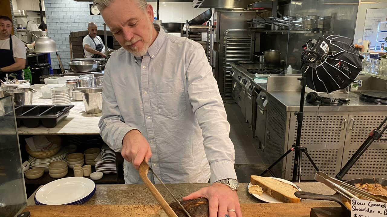 Chef Mike McEnearney's popular sourdough bread is now being served with cultured quail compound butter. 