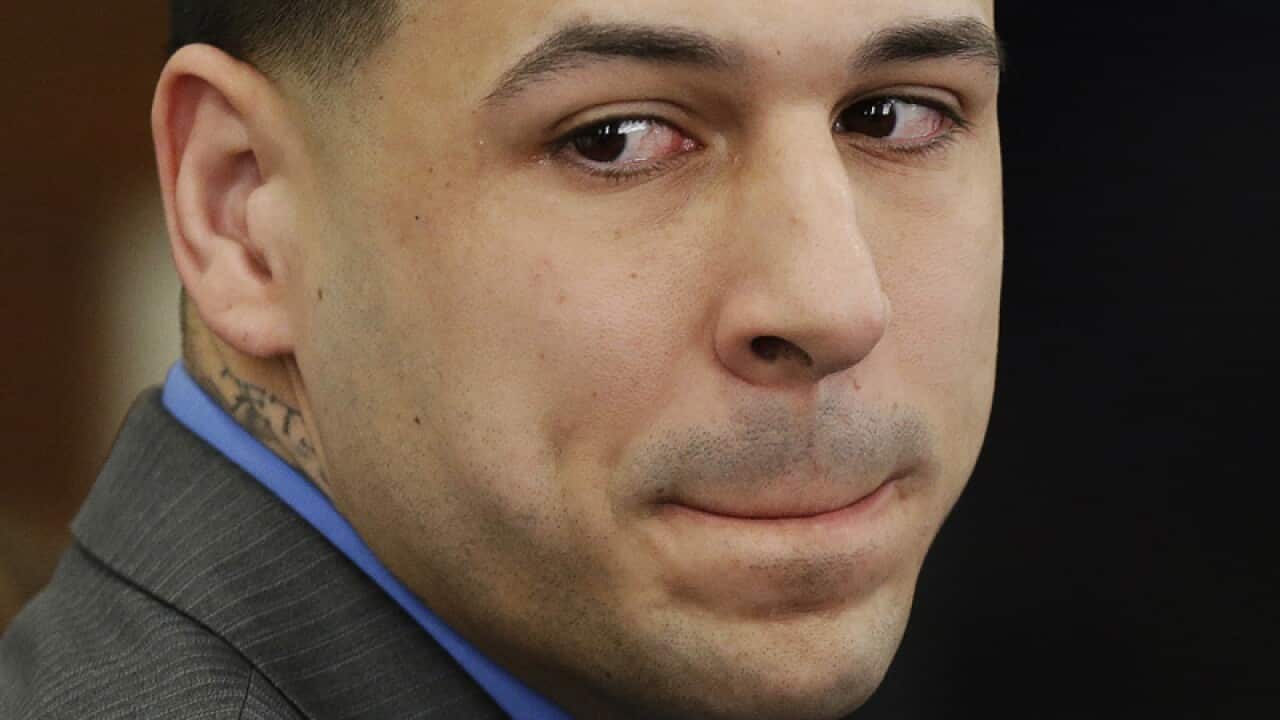Former New England Patriots tight end Aaron Hernandez