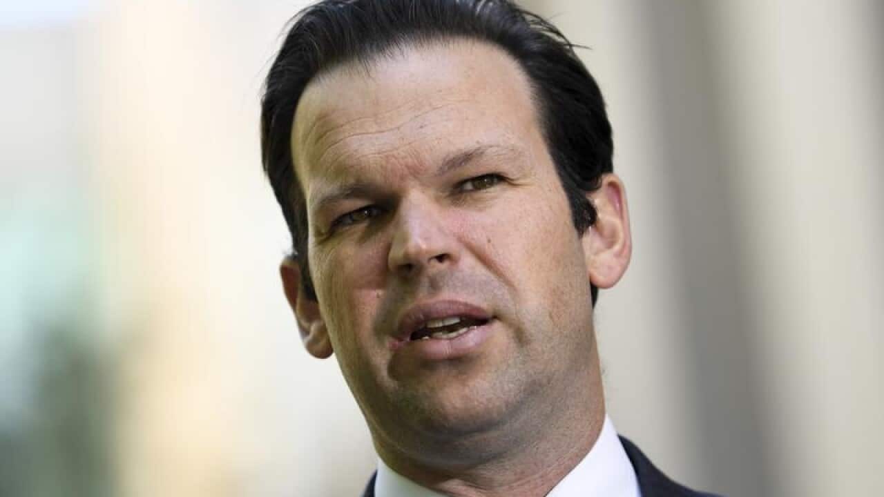 A file image of Australian Resource Minister Matt Canavan.