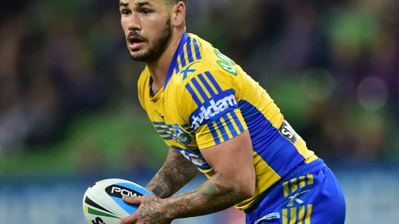 Parramatta Eels player Nathan Peats