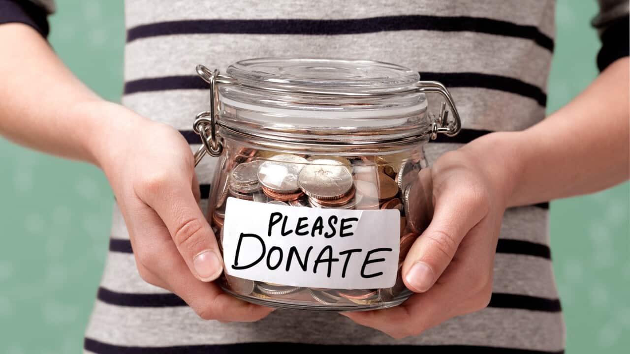 PLEASE DONATE CHARITY JAR
