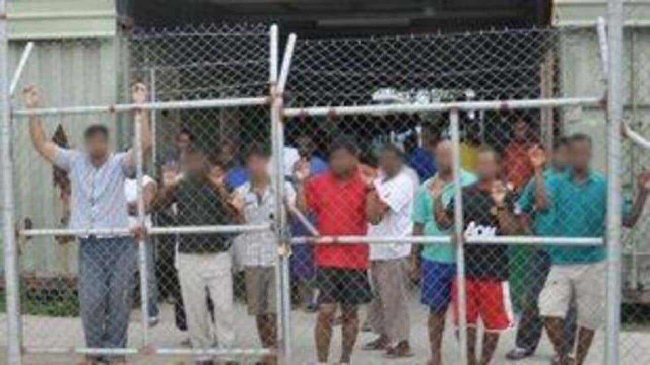 Asylum seekers on Manus Island