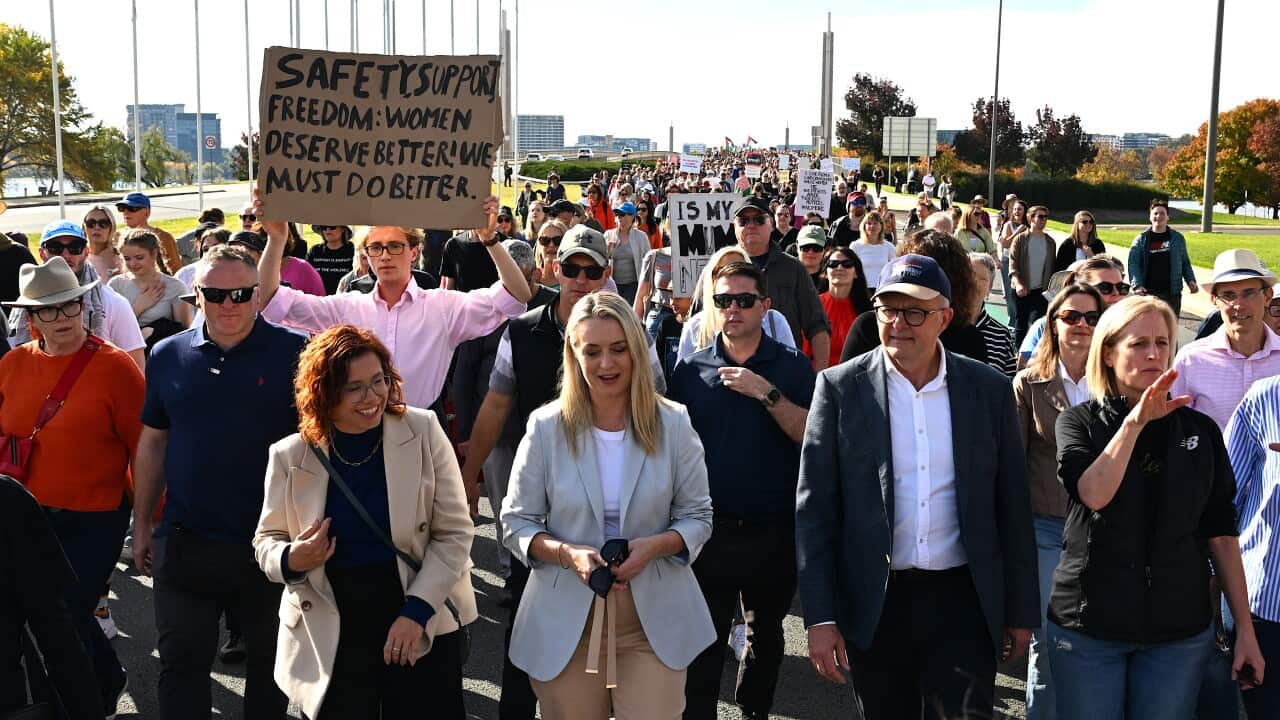 NATIONAL RALLY AGAINST VIOLENCE CANBERRA