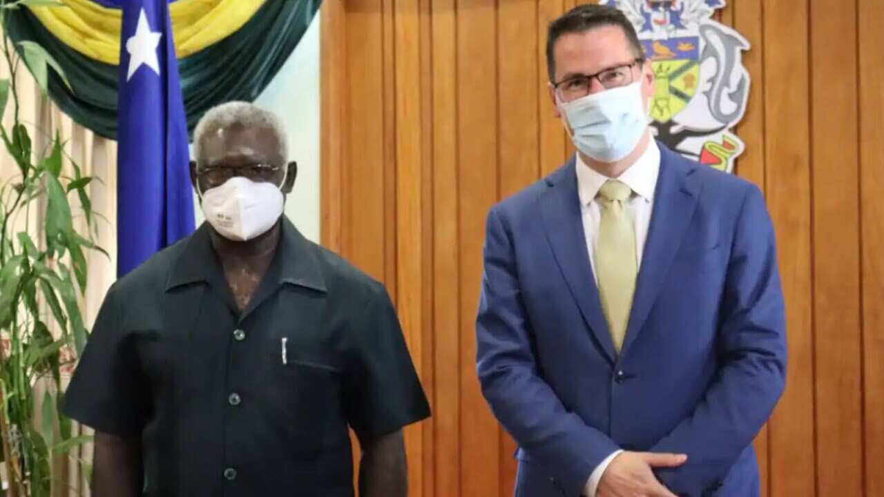 نخستوزیر جزایر سلیمان مناسا سوگاواره و وزیر اقیانوس آرام آسترالیا زد سسلجا این هفته با هم دیدار کردند.