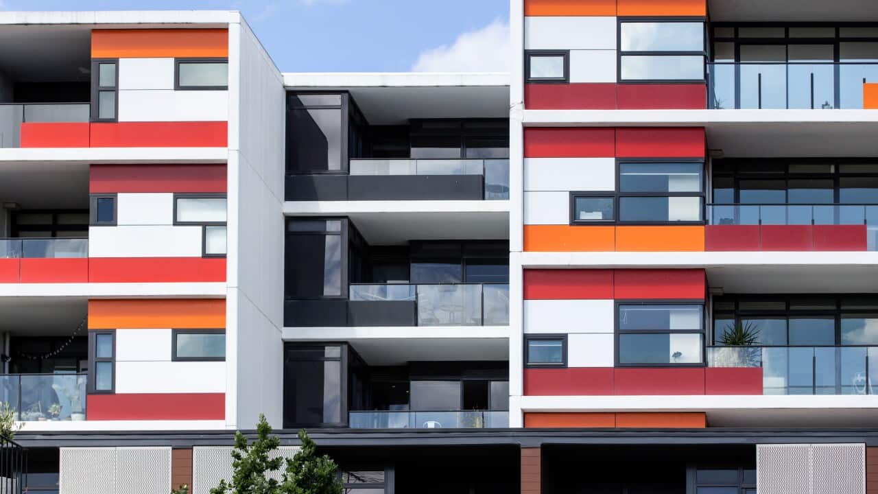 An apartment building