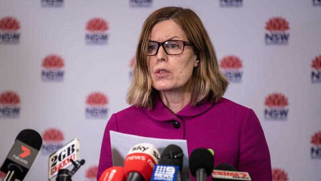 NSW Chief Health Officer Dr Kerry Chant speaks to the media during a press conference in Sydney