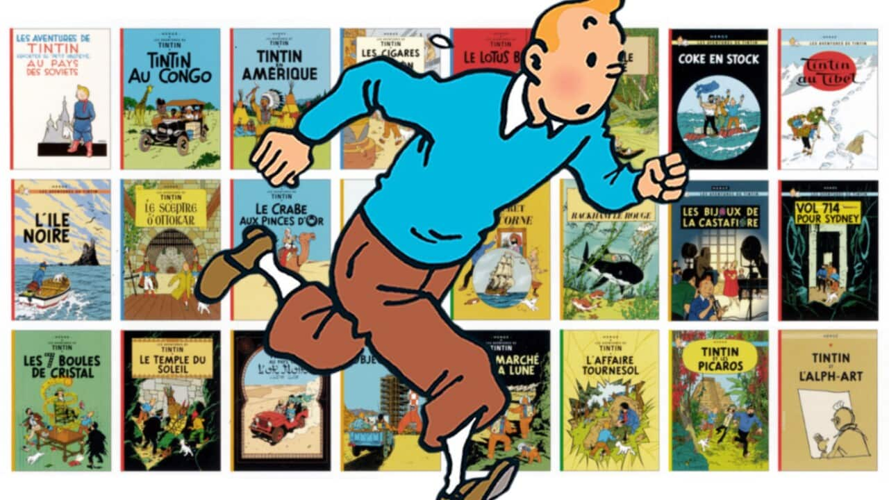 Adventures of Tintin covers