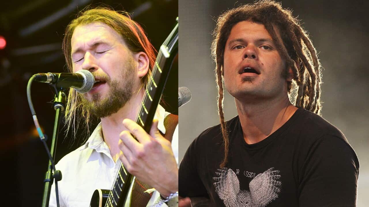 Josh Teskey of The Teskey Brothers performs on Which Stage during the 2019 Bonnaroo Arts And Music Festival on June 14, 2019. Ash Grunwald performs live on stage at The Falls Music and Arts Festival on December 30, 2012.