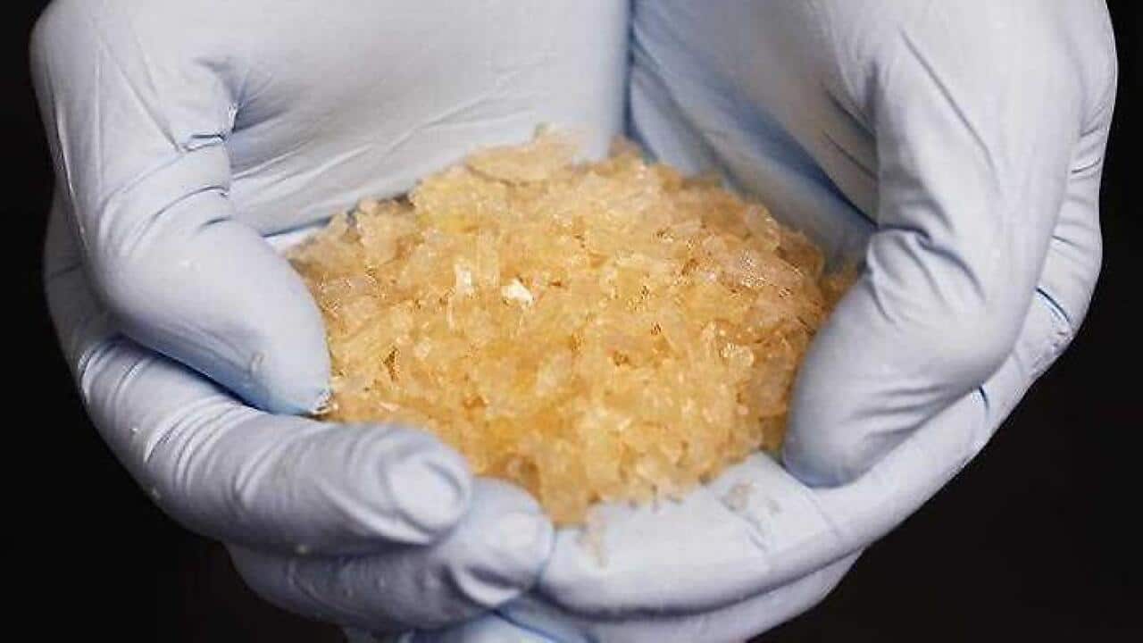 Organised criminals are mixing crystal meth or 'ice' with other drugs to increase how effective they are. (AAP)