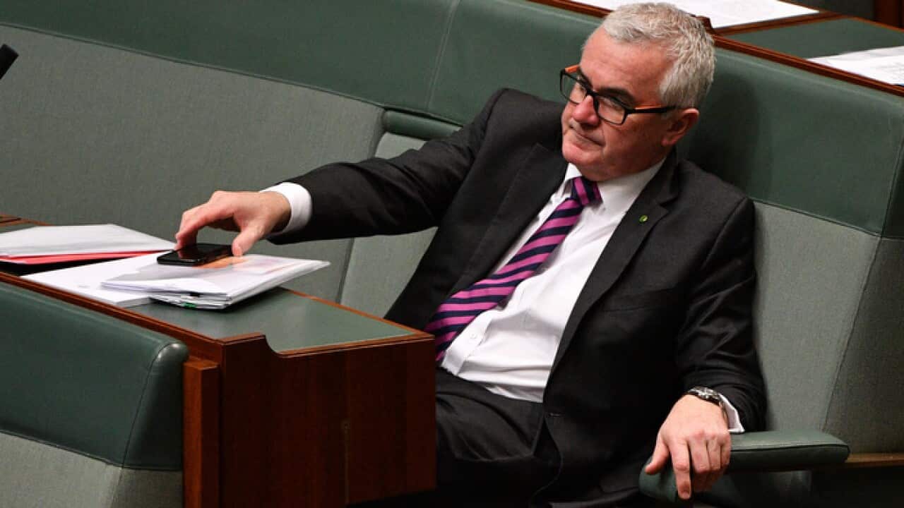 Andrew Wilkie in parliament