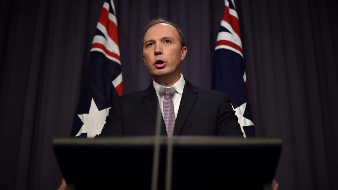 File image of Immigration Minister Peter Dutton