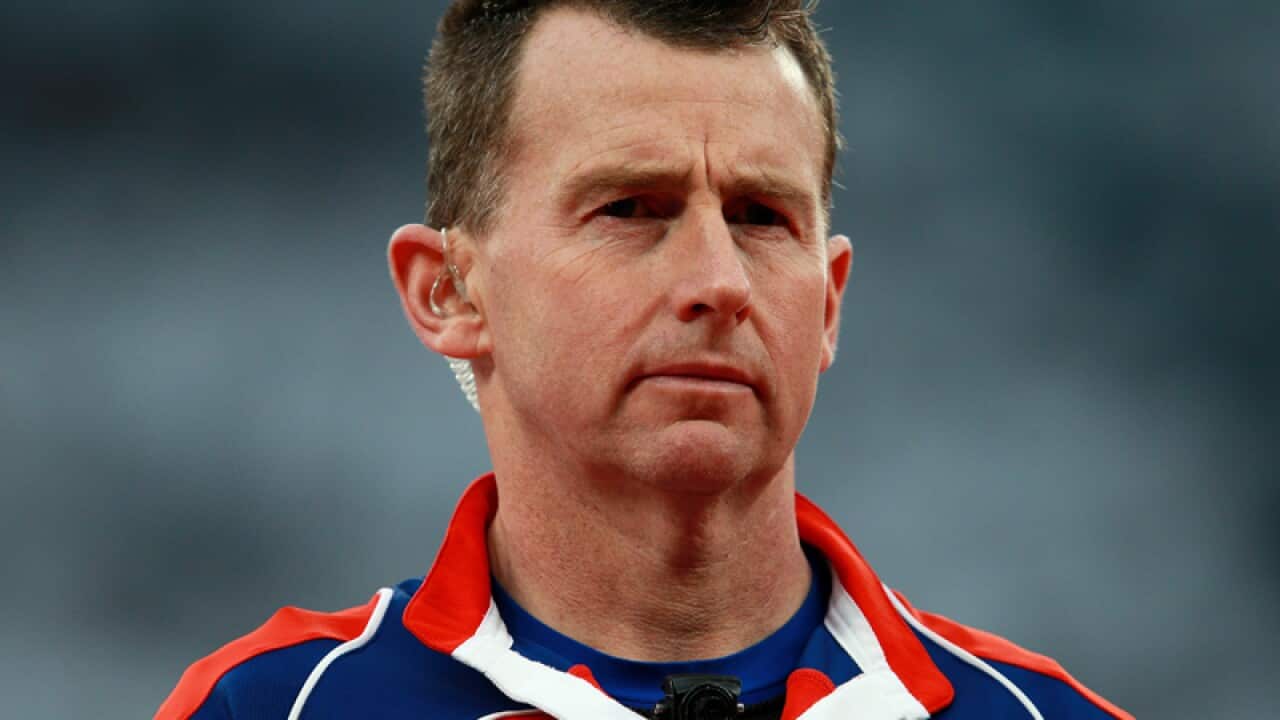 Referee Nigel Owens.