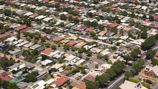 Residential housing seen in Adelaide