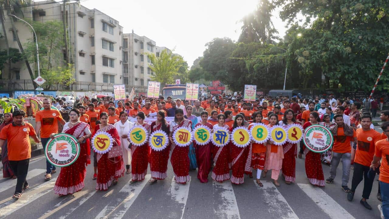Hindus Celebrate The Birth of Hindu God Lord Krishna - Dhaka