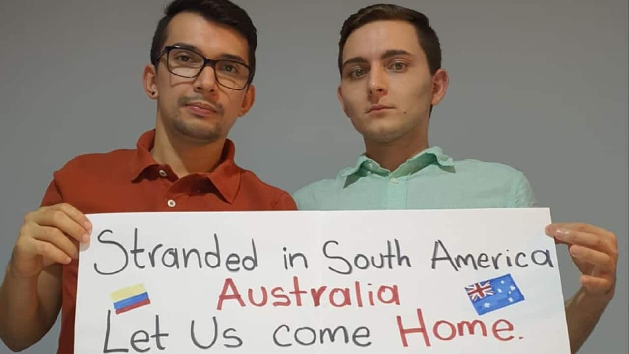 Alessandro y Oscar varados en Colombia