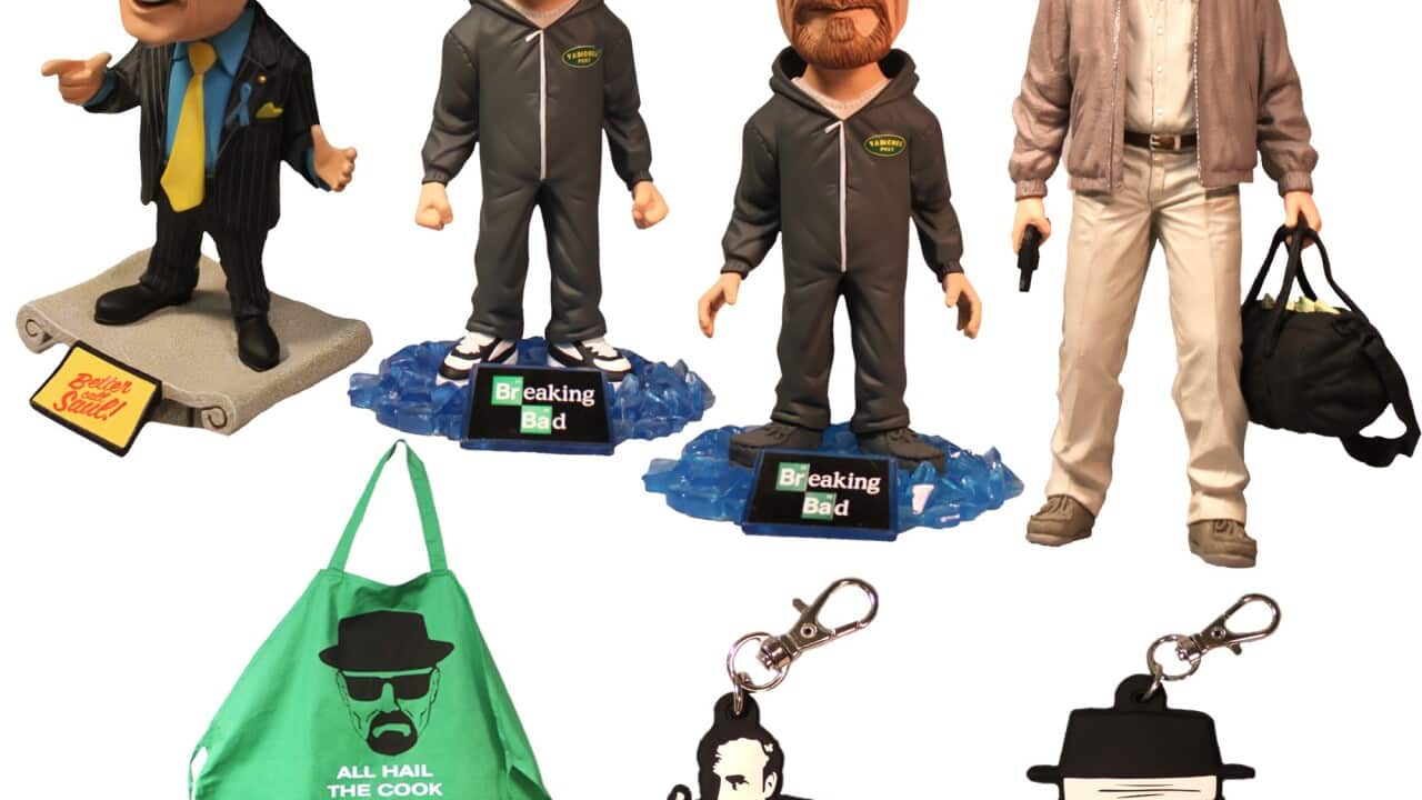 Toys"R"Us embroiled in controversy after a Florida woman complained about the kids' store selling dolls of characters from hit TV show "Breaking Bad." (Image: Mezco Toys)