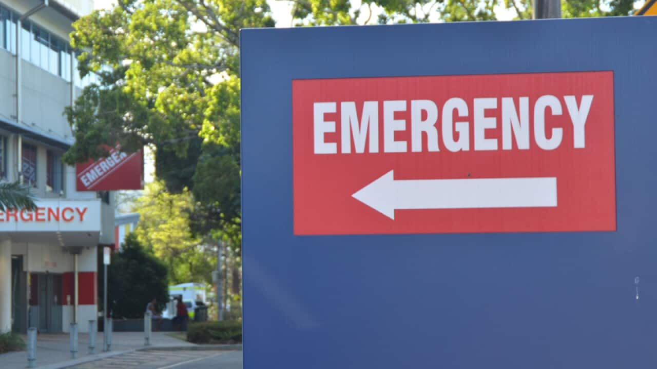 The emergency department entrance of Cairns Hospital