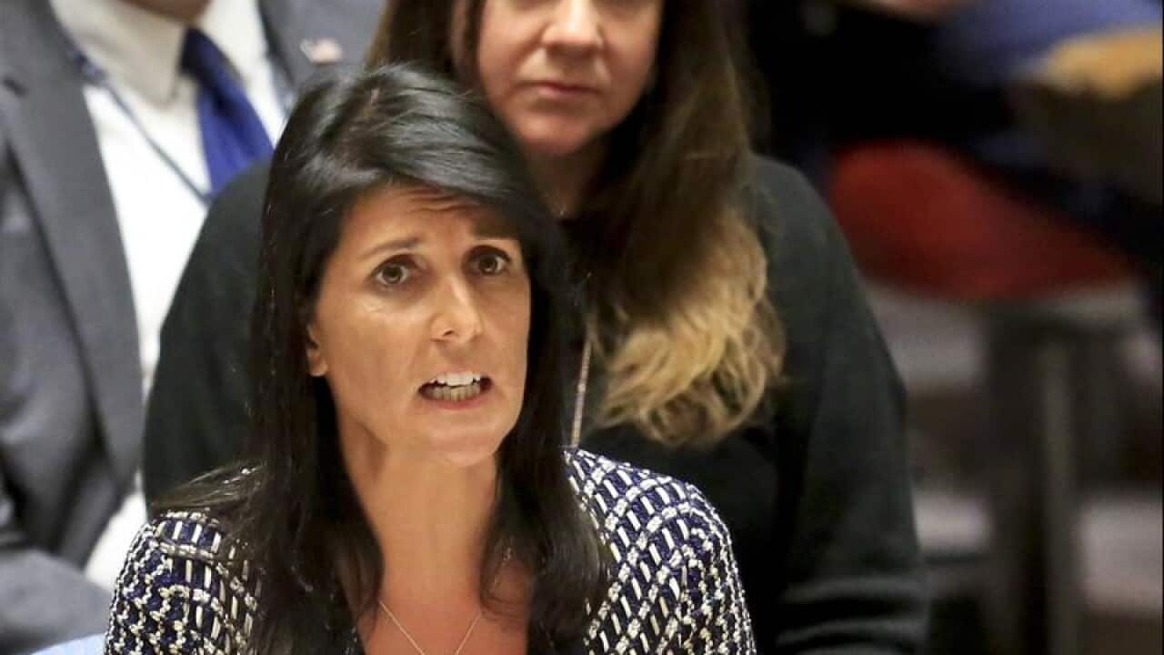 United States UN Ambassador Nikki Haley