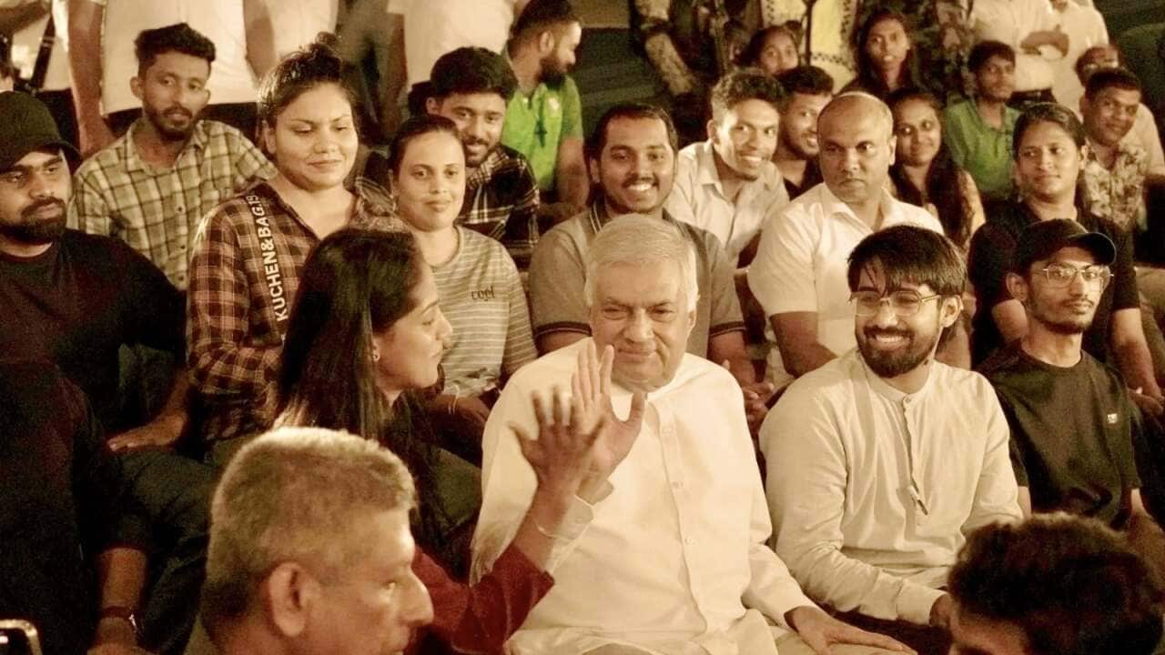 Sri Lankan former president Ranil Wickramasinghe