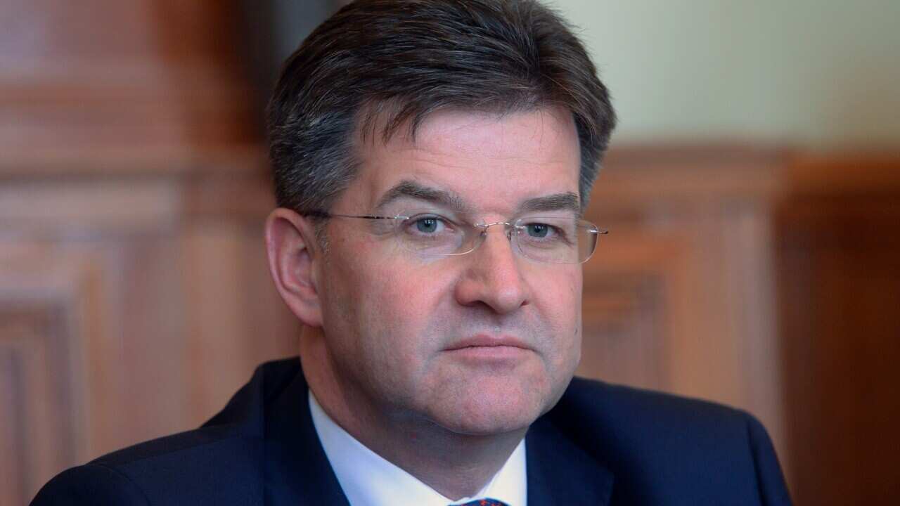 Slovak Foreign Minister Miroslav Lajcak ATTILA KISBENEDEK/AFP/Getty Images