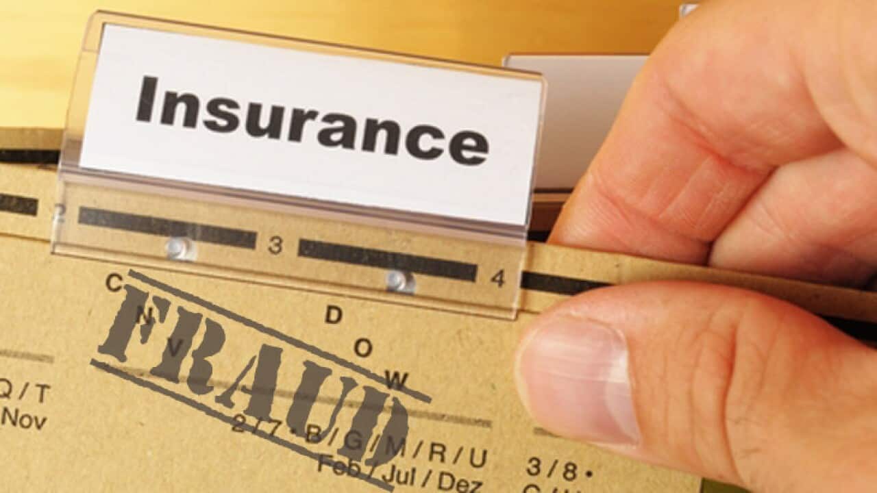 insurance word on business folder showing risk management concept