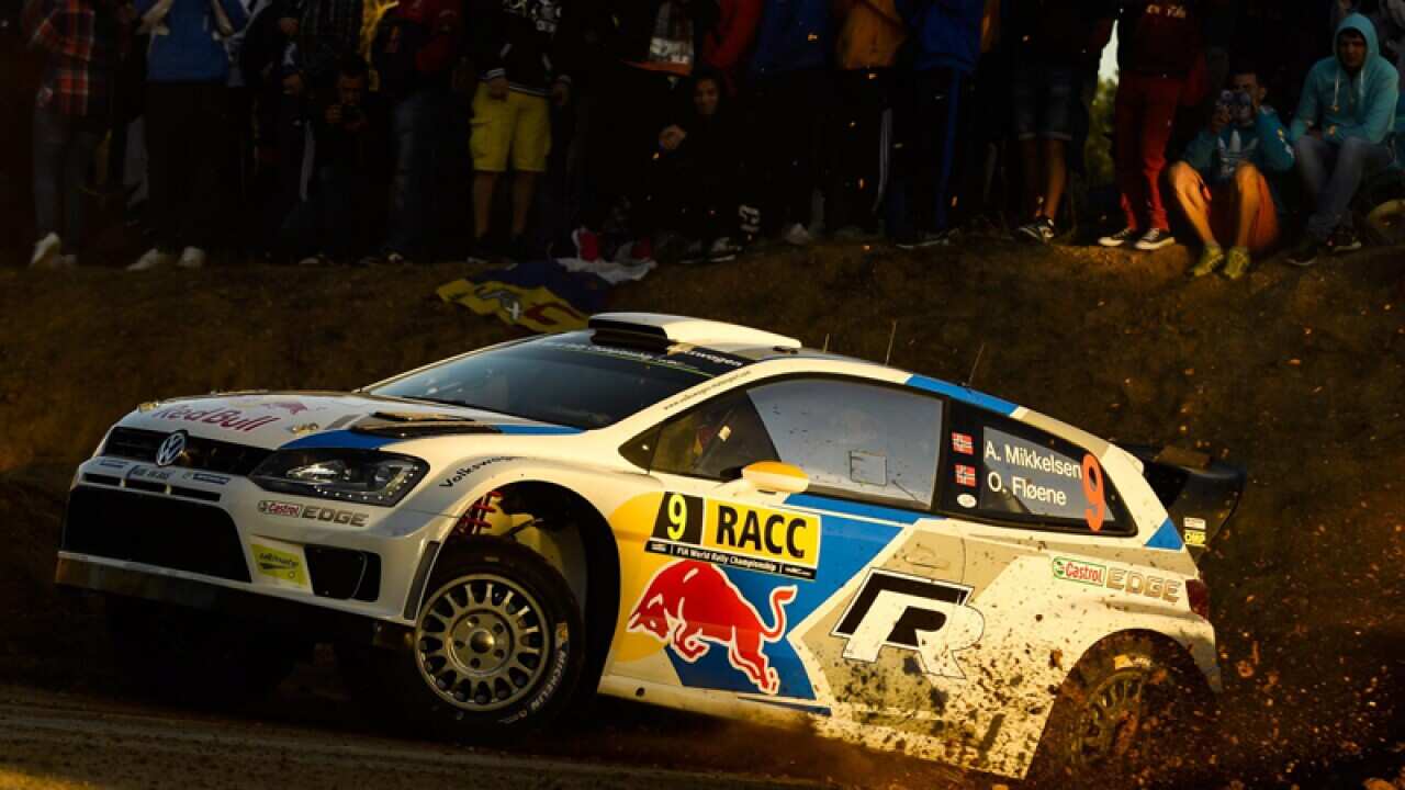 Andreas Mikkelsen in action.