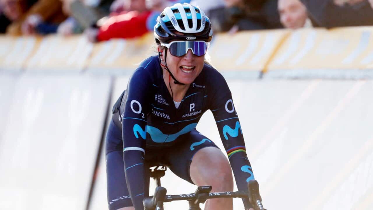 Movistar rider Annemiek van Vleuten