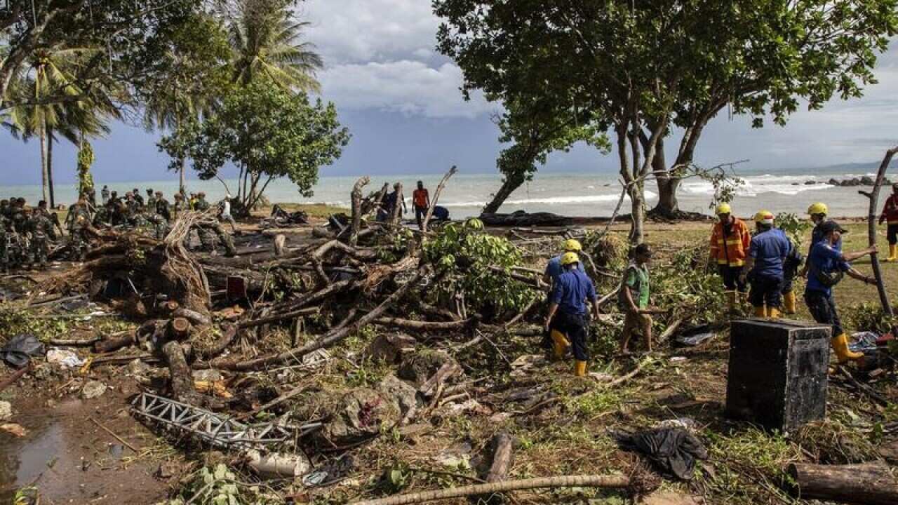 Banten, Indonesia, on December 24, 2018.