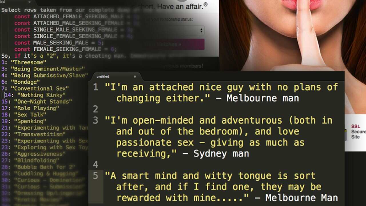 A messages posted by hacker group Impact Team