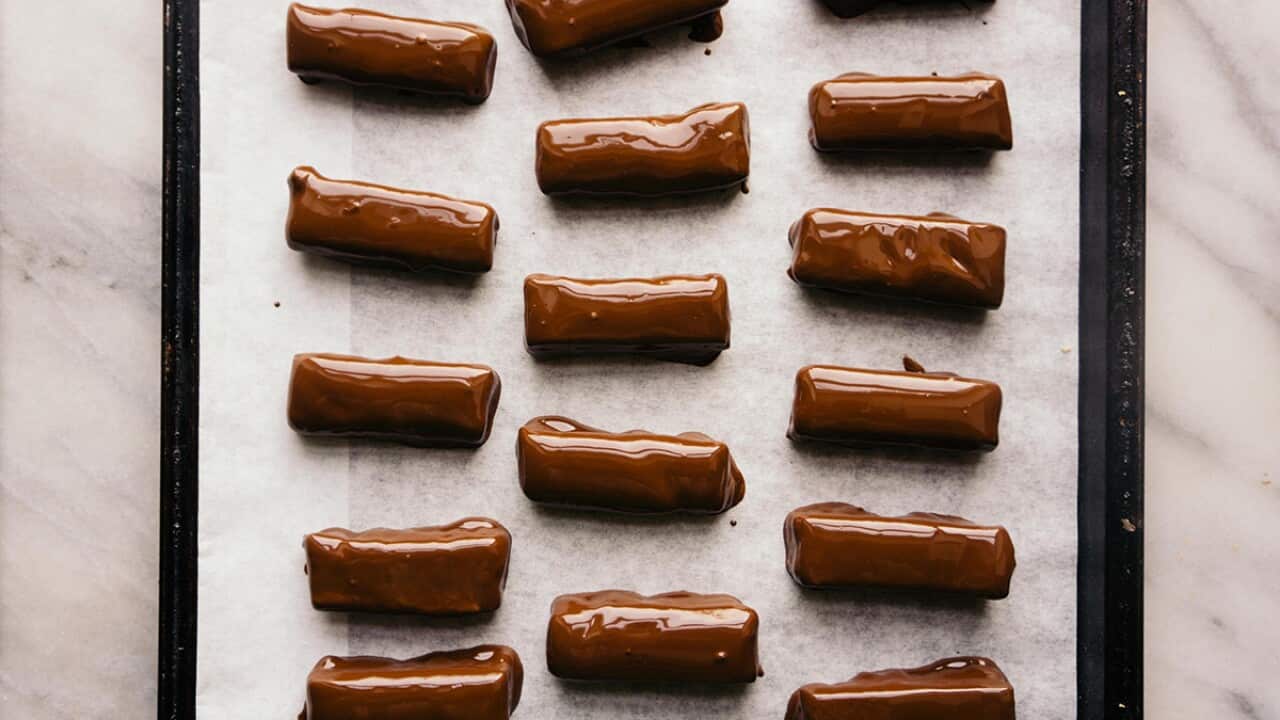 Homemade Twix bars 