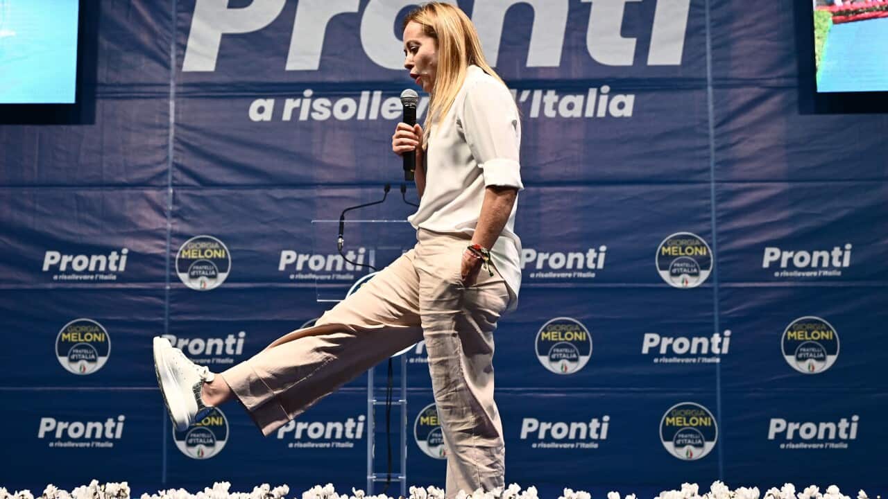 ITALY ELECTIONS giorgia meloni