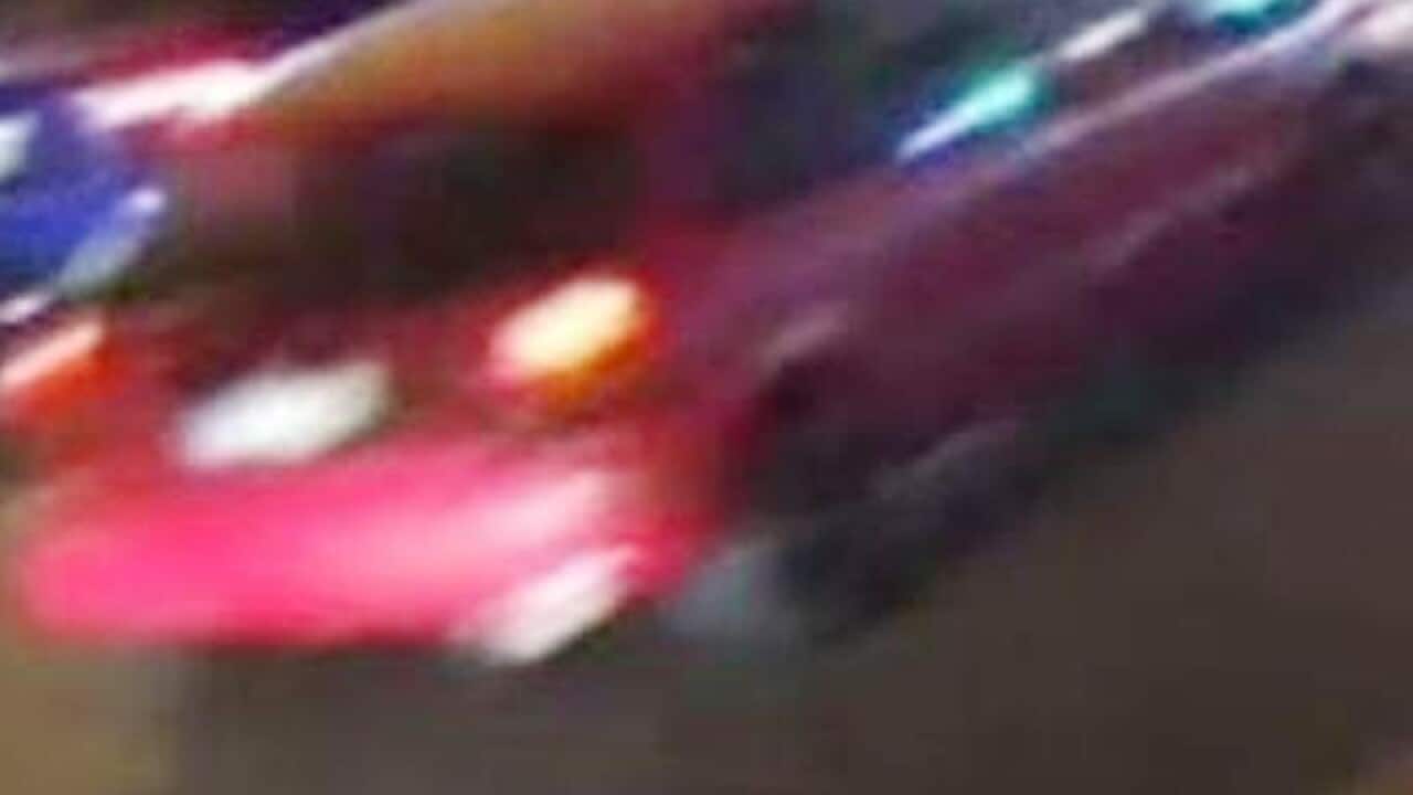 Three cars were seen in the area of a hit and run in Melbourne's west.