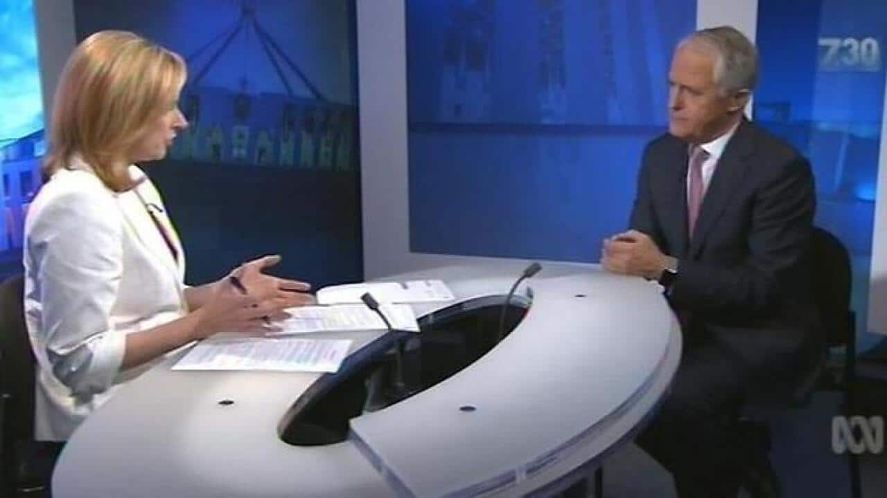 ABC 7:30 Report Ms Sales interviews Mr Turnbull