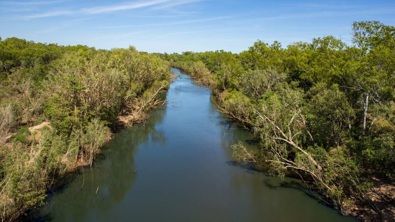 The Katherine River southeast of Darwin, Northern Territory