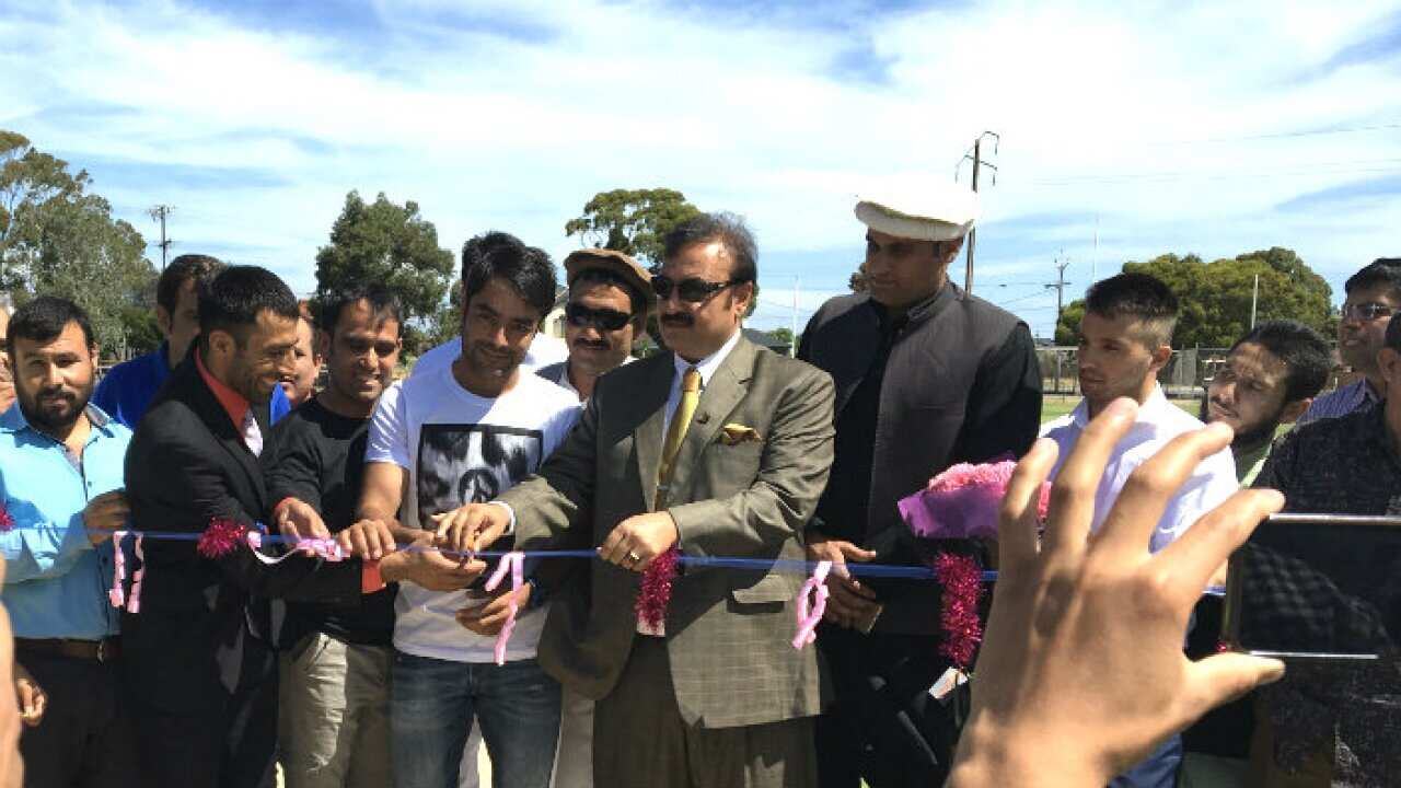 Rashid Khan in inauguration ceremony Adelaide, South Australia