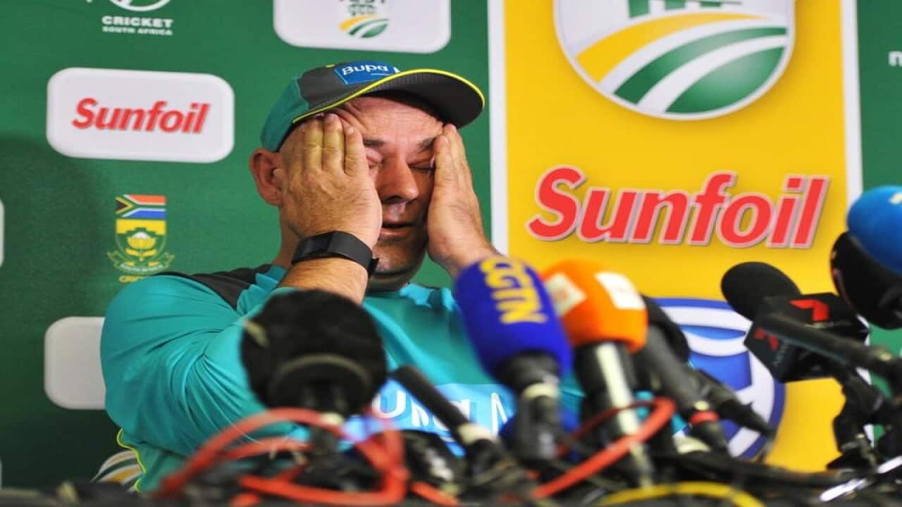 Australian cricket coach Darren Lehmann.