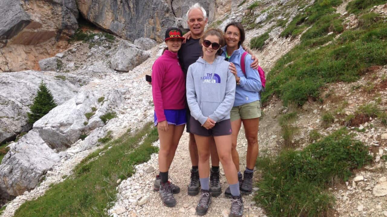 Donatella Bono and her family