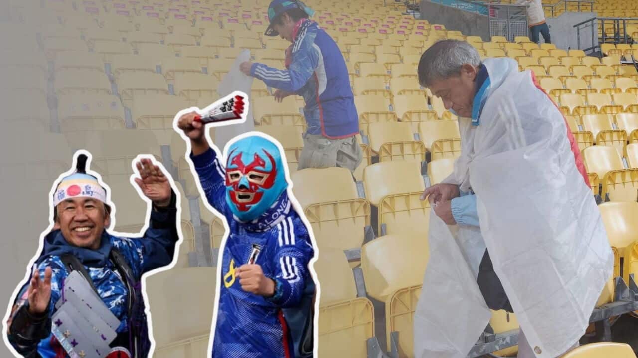 Japanese fans are cleaning stadiums and making friends at the 2023 World Cup - Vimarsana News
