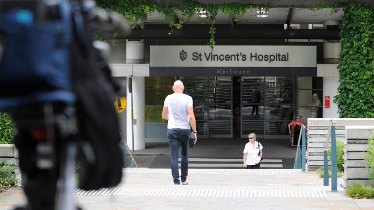 A general view of St Vincent's Hospital