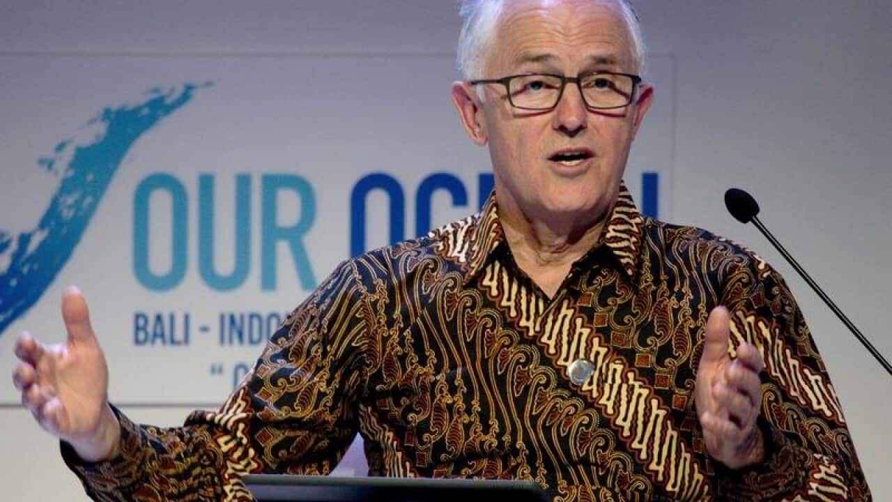 Malcolm Turnbull delivers a speech