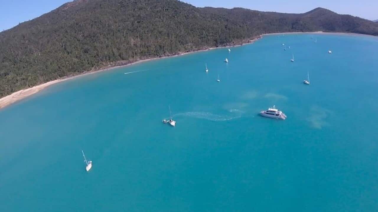 A CQ Rescue team in the Whitsunday Islands