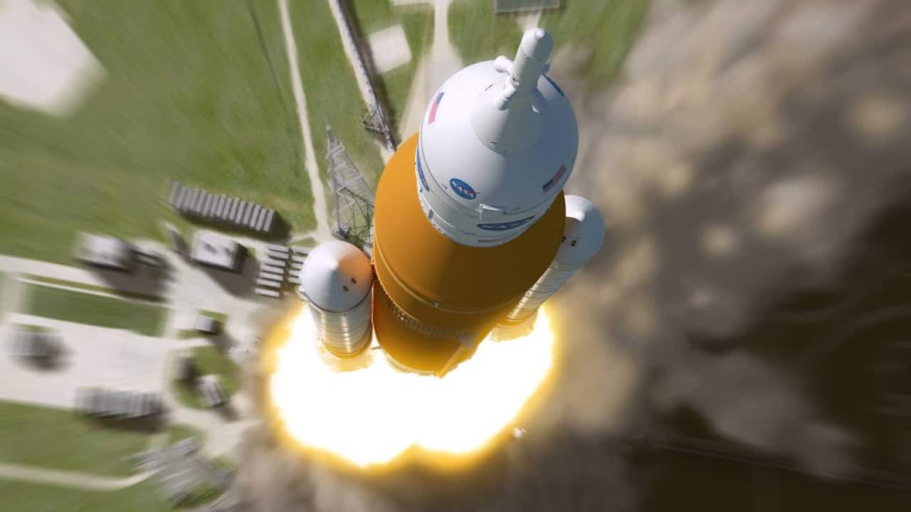 Design concept of NASA's Space Launch System