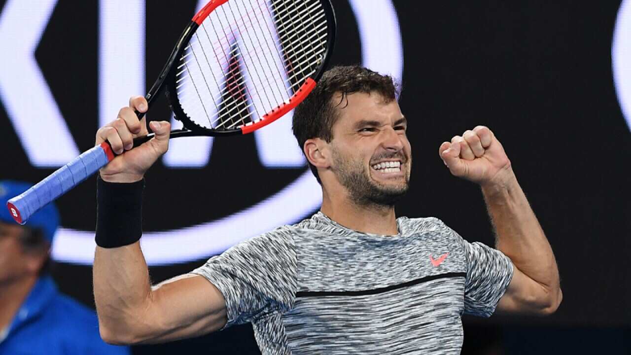 Grigor Dimitrov of Bulgaria