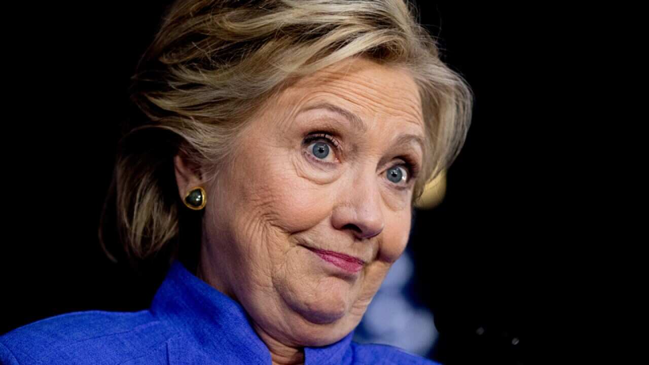 Democratic presidential candidate Hillary Clinton