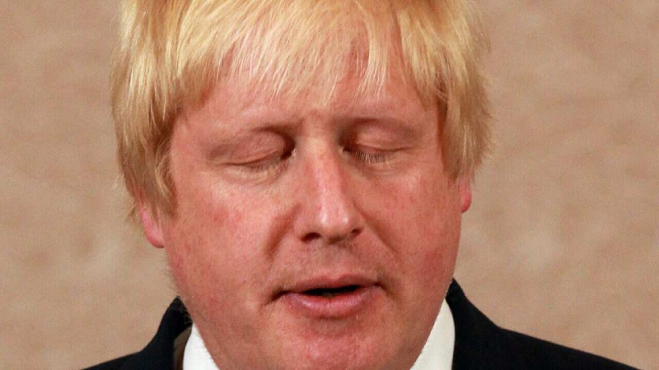 British Conservative Member of Parliament Boris Johnson