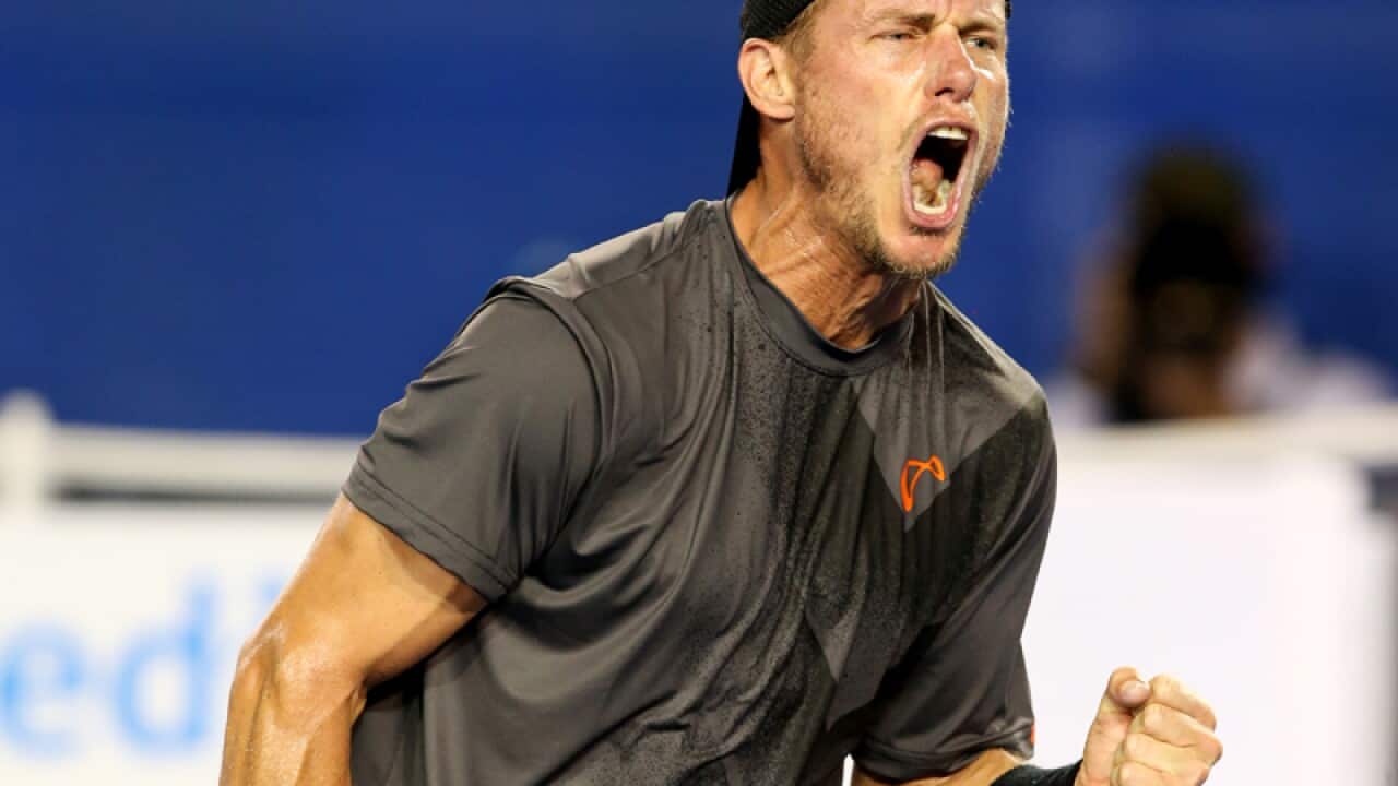 Australian tennis player Lleyton Hewitt
