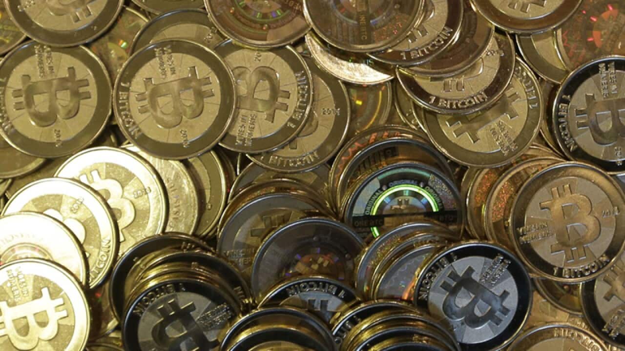 File photo of bitcoin
