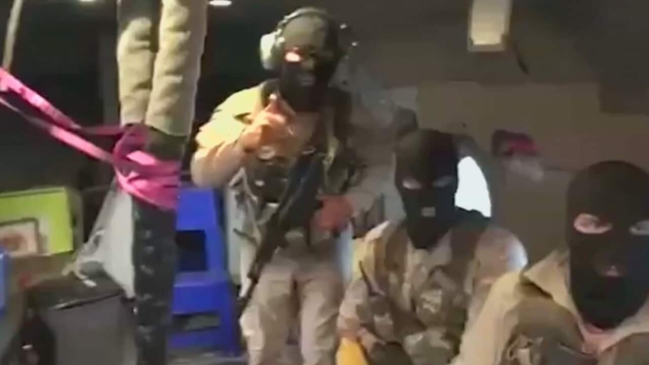 Revolutionary Guard Corps preparing to boarding the British-flagged tanker Stena Impero