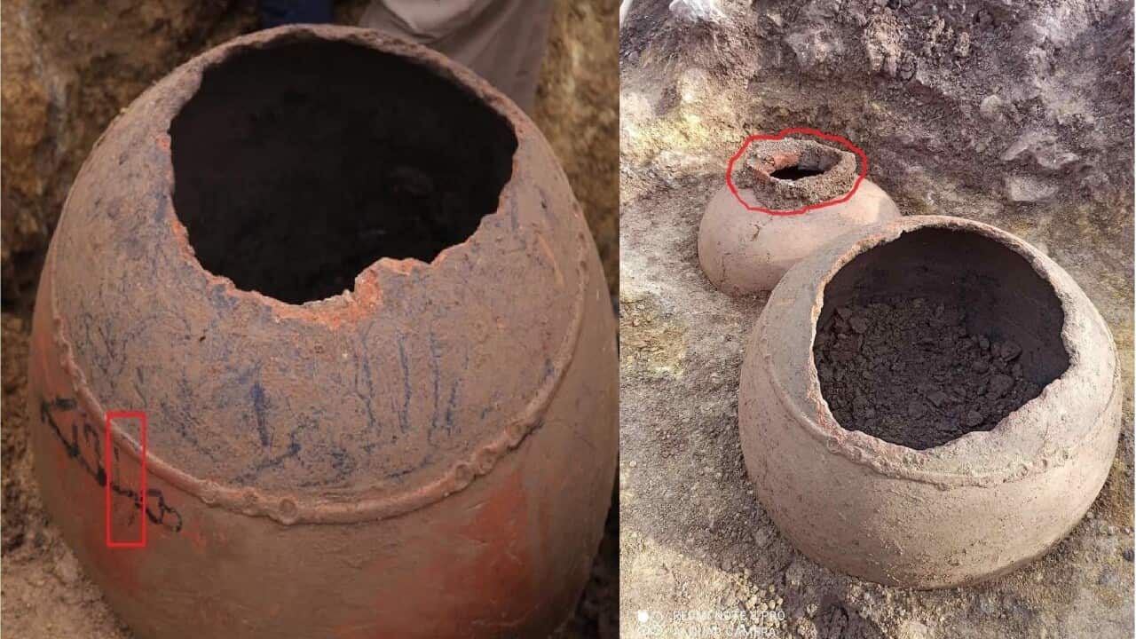 Three Jars discovered in Northren of Iraq.
